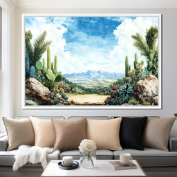 Desert Vista Dreams Alive - NicheCanvas