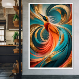 Gilded Flight Of The Radiant Plume - NicheCanvas