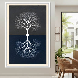 Mirror Roots Celestial Tree - NicheCanvas