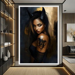 Enigmatic Starlit Rebellion - NicheCanvas