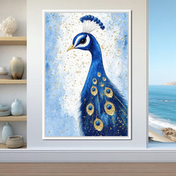 Majestic Feathered Peacock - NicheCanvas