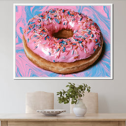Pink Donut - NicheCanvas
