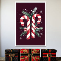 Candy Cane Christmas Treat - NicheCanvas