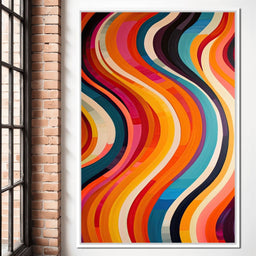 Vibrant Waves of Harmony - NicheCanvas