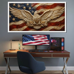 Sovereign Wings Above The Union - NicheCanvas