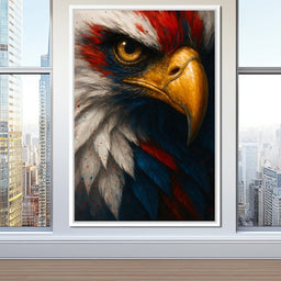 Majestic Gaze of Freedom - NicheCanvas