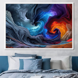 Elemental Swirls - TooplesArt - NicheCanvas