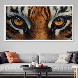 Tiger Stare Wilderness Majesty - NicheCanvas