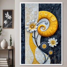 Golden Swirl - TooplesArt - NicheCanvas