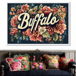Buffalo Blossoms - NicheCanvas