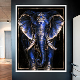 Gilded Majesty of the Midnight Traveler - NicheCanvas