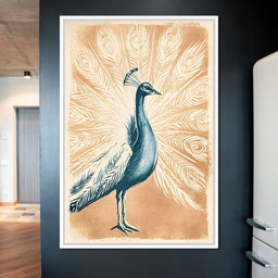 Gilded Plumes Of The Regal Display - NicheCanvas