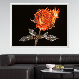 Fading Passion Consumed By Fire - NicheCanvas