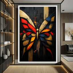 Butterfly Radiance Symphony - NicheCanvas