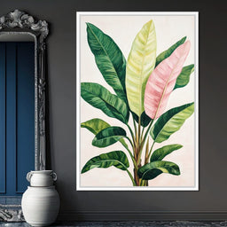 Tropical Leaf Symphony - NicheCanvas