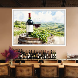 Vineyard Landscape - NicheCanvas