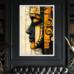 Geometric Fusion Reverie - NicheCanvas