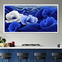 Blossoms by the Azure Seal - TooplesArt - NicheCanvas