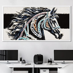Majestic Stallion Tapestry - Alicia Smith - NicheCanvas