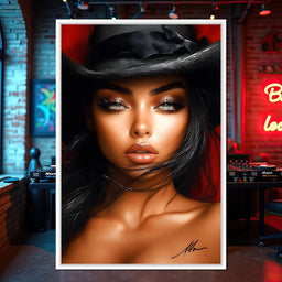 Infinite Allure Portrait - NicheCanvas