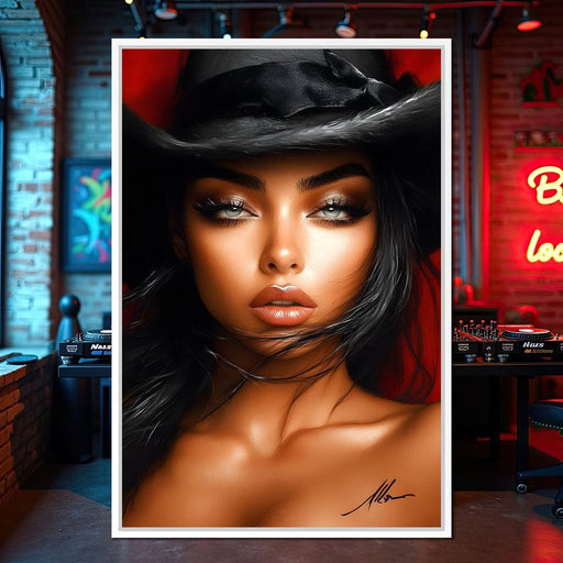 Infinite Allure Portrait Canvas Print