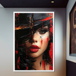 Sable Shroud of Passion - NicheCanvas