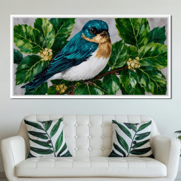 Emerald Wings Nature's Bird - NicheCanvas