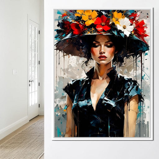 Female Portrait 0039 - Vizahn Burger Canvas Print