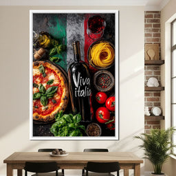 Italian Feast Still Life - NicheCanvas