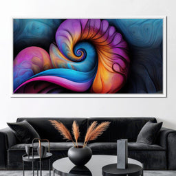 Whirlpool of Rainbow Time - TooplesArt - NicheCanvas