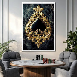 Gilded Elegance Spade - NicheCanvas
