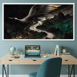 Ascending Over Jade Peaks - NicheCanvas