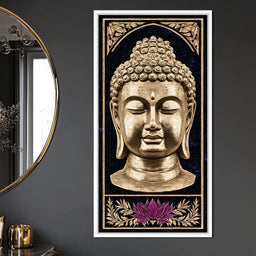 Celestial Buddha Lotus Tranquil - NicheCanvas
