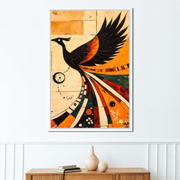 Phoenix in Dawn Flight - NicheCanvas