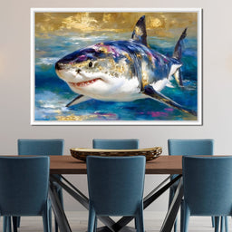 Gilded Great White Hunter - NicheCanvas