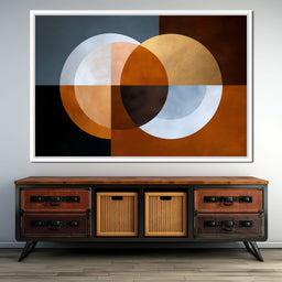 Mid Century Geometric Orbits - NicheCanvas