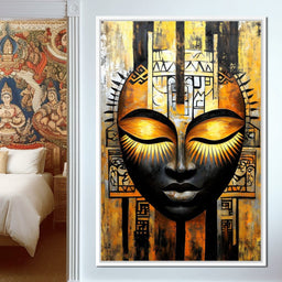 Radiant Golden Guardian - NicheCanvas