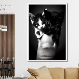 Playful Companions on Thumb - NicheCanvas