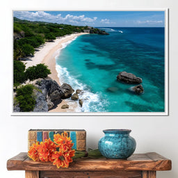 Ocean's Embrace Tranquility - NicheCanvas