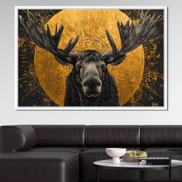 Golden Majesty of the Wild - NicheCanvas