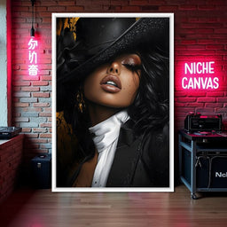 Moonlit Elegance of Shadows - NicheCanvas