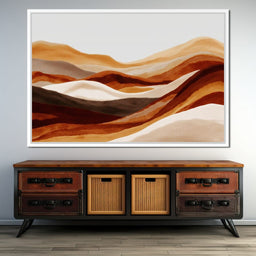 Sahara Dunes Earth Tones - NicheCanvas