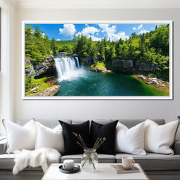 Whispering Falls Serenity - NicheCanvas