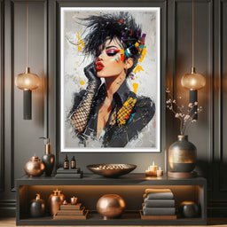 Rebel Glamour Explosion - NicheCanvas