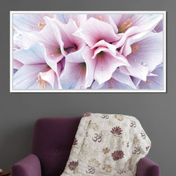 Blush Amaryllis Frostlight - TooplesArt - NicheCanvas
