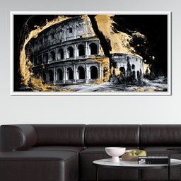 Gilded Ruins of Ancient Rome - NicheCanvas
