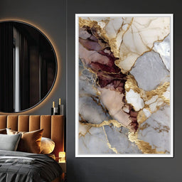 Gilded Marble Rift Elegy - NicheCanvas