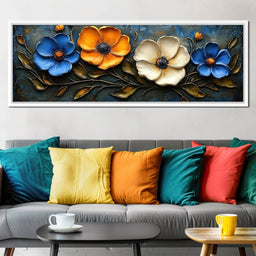 Floral Symphony of Vibrant Colors - NicheCanvas