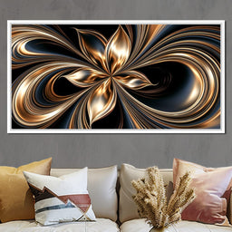 Gilded Currents Of The Infinite Void - NicheCanvas