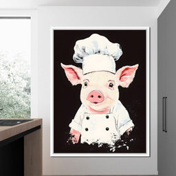 Pig Chef Culinary Delight - NicheCanvas